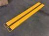 72" x 4.5" Forklift Pallet Fork Extensions