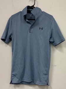 Under Armour Mens Polo, S, E-Commerce Return w/ Stain, Sold as is