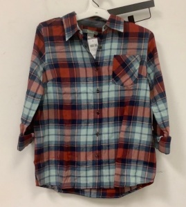 Natural Reflections Womens Flannel Shirt, S, E-Commerce Return, Sold as is