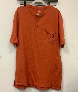 RedHead Mens Button Up Tee, L, E-Commerce Return, Sold as is