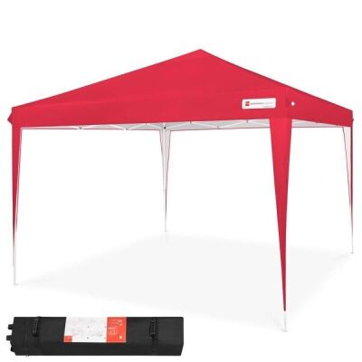 Outdoor Portable Pop Up Canopy Tent w/ Carrying Case, 10x10ft