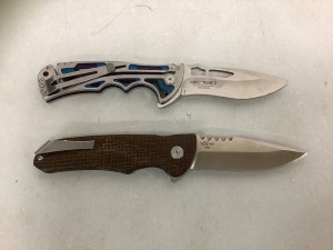 Lot of (2) Folding Knives, E-Commerce Return, Sold as is