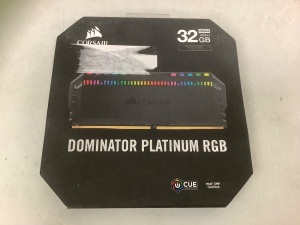 Corsair Dominator Platinum RGB 32GB (2x16GB), Appears new, Sold as is