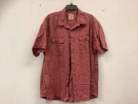 Red Head Mens Button Down, 2XL, E-Comm Return
