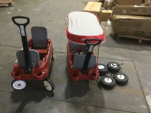 Lot of (2) Radio Flyer Wagons 