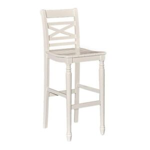 Powell Furniture Sullivan White Bar Stool