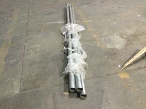 Lot of (4) Metal Pipes 