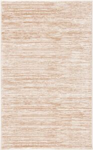 SAFAVIEH Vision Collection Modern Ombre Tonal Chic Non-Shedding Accent Rug, 3' x 5', Cream