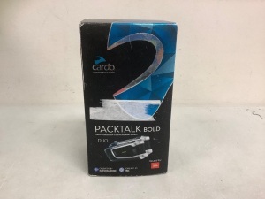 Cardo Packtalk Bold Mesh & Bluetooth Communication System, E-Comm Return