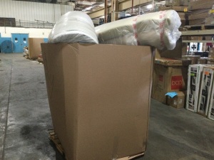 Pallet of E-Commerce Return Mattress Toppers. Unknown Conditions