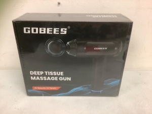 Gobees Deep Tissue Massage Gun, Appears New, Sold as is