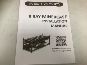 Astarin 8 Bay Minercase, Appears New, Sold as is