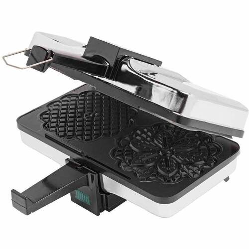 Cucina Pro&nbsp;2-Slice Black Non-Stick Pizzelle Waffle Maker. Appears New