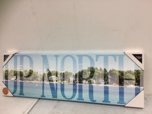 Up North Wall Art, Appears New, Sold as is