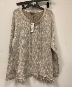 Natural Reflections Womens Sweater, 1X, E-Comm Return