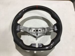 Carbon Fiber and Leather Steering Wheel fit For Jeep 