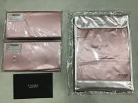 THXSILK Charming Pink Queen Size Fitted Sheet & 2 Pillow Cases&nbsp;