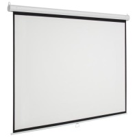 119in Diagonal 1:1 HD Pull-Down Manual Projector Screen 84" H X 84" W. Appears New