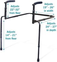 Able Life Universal Stand Assist, Adjustable Standing Mobility Aid, Chair Assist Grab Bars with Cushioned Support Handles, Independent Living Aid - NEW