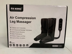 Fit King Air Compression Leg Massager, Appears New, Sold as is