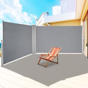 Retractable Side Awning Patio Privacy Screen 71" x 236"