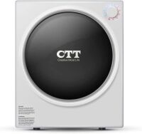 CTT 9 Lbs. 2.7Cu.ft Capacity Electric Portable Compact Laundry Clothes Dryer, Stainless Steel Tub&nbsp;