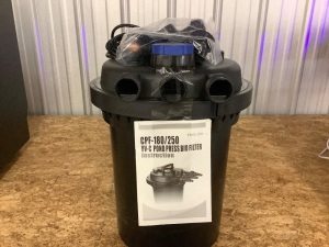 CPF-180/250 UV-C Pond Pressure Bio Filter