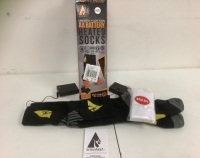 Action Heat Cotton Heated Socks, XXL, E-Comm Return