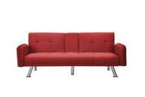 Modern Linen Futon Sofa Bed