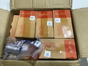 Case of (16) Ball Valves 