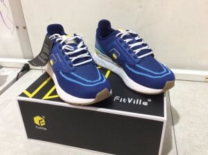 FitVille Stride Core Wide Trail Running Shoes for Flat Feet, Men's 8.5W