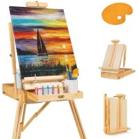 Portable Folding French Style Easel Tripod Stand w/ Drawer, Palette. Appears New