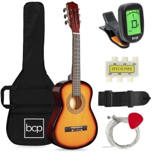 Kids Acoustic Guitar Beginner Starter Kit with Carrying Case, 30in 