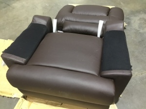 Deluxe Padded PU Leather Recliner Chair