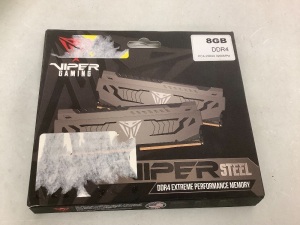 Viper Steel Gaming 8gb DDR4, E-Commerce Return, Sold as is