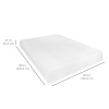 10in Dual Layered Memory Foam Mattress w/ CertiPUR-US Certified Foam, Queen  