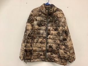 Mens Camo Jacket, XL, E-Commerce Return, Sold as is