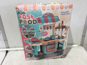 Fast Food Gourmet Food Cart Play Set 