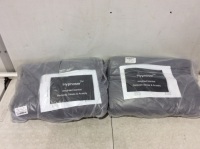 Lot of (2) 25 lb Weighted Blankets, 48" x 72"&nbsp;
