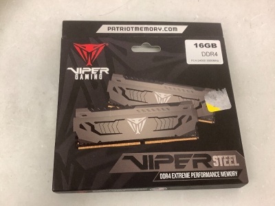 Viper Gaming 16gb DDR4, E-Commerce Return, Sold as is