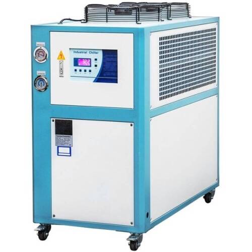 VEVOR 3 Tons Air-Cooled Industrial Chiller 3 Hp Compressor Finned Condenser Micro-Computer Control & 67L Stainless Steel Water Tank&nbsp;