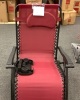 Oversized Reclining Zero Gravity Chair Lounger w/ Cup Holder, Pillow