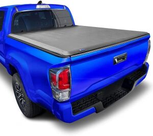 Tyger Auto T1 Soft Roll Up Truck Bed Tonneau Cover Compatible with 2005-2015 Toyota Tacoma Fleetside 6' Bed