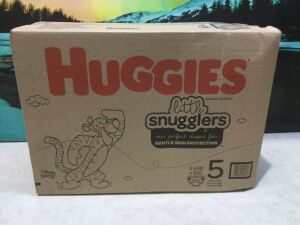 Huggies Little Snugglers Baby Diapers, Size 5, 120 Ct