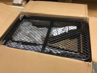 60x20in Folding Cargo Carrier Basket Rack for Car, Truck, Trailer w/ 2in Receiver, Steel Frame. E-Commerce Return. Unknown Condition