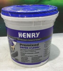 Henry Pre-Mixed Patch n'Level Floor Patch, 1 Gallon, Gray