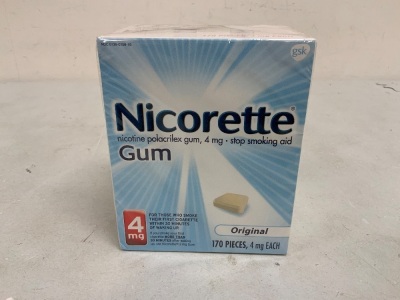 Nicorette Gum, Appears New