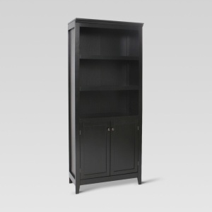 72" Carson 5 Shelf Bookcase with Doors