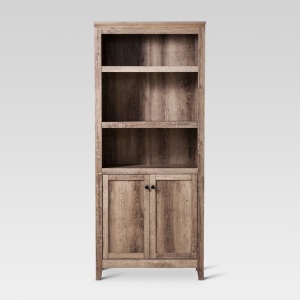 72" Carson 5 Shelf Bookcase with Doors