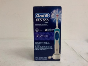 Oral-B Pro 500 Rechargeable Toothbrush, Appears New